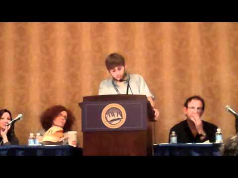 Luke Johnson reading  Poinsettias  at AWP2011